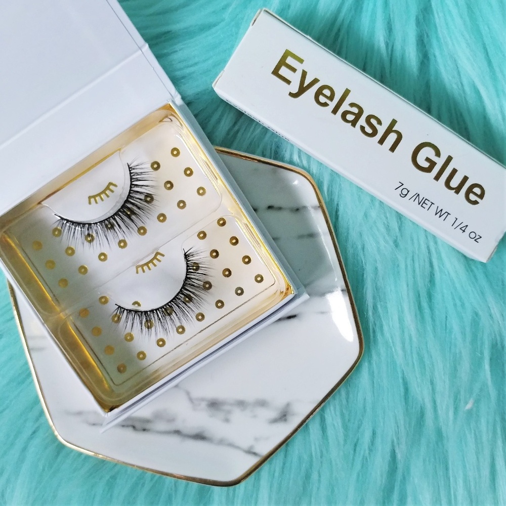 Battington Monroe 3D Silk False Lashes FREE GLUE